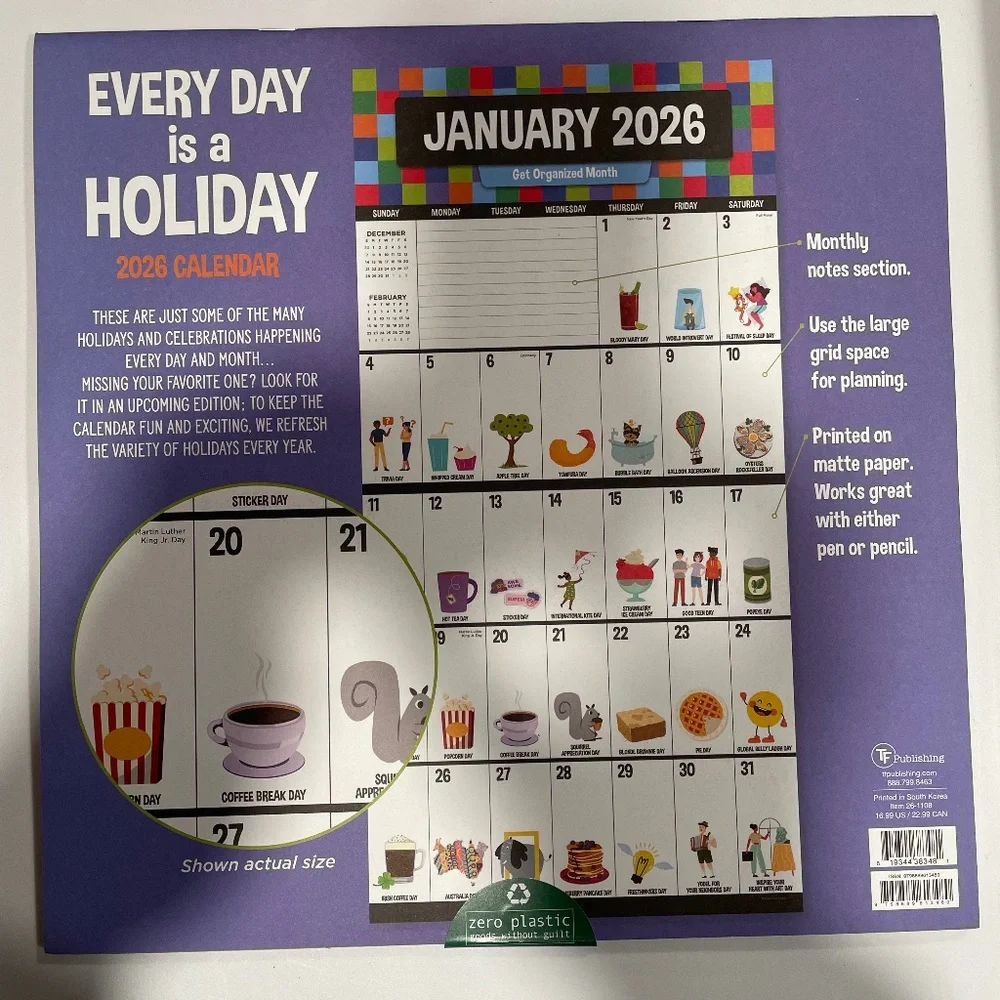 New Various 2026 Full-Color Calendars